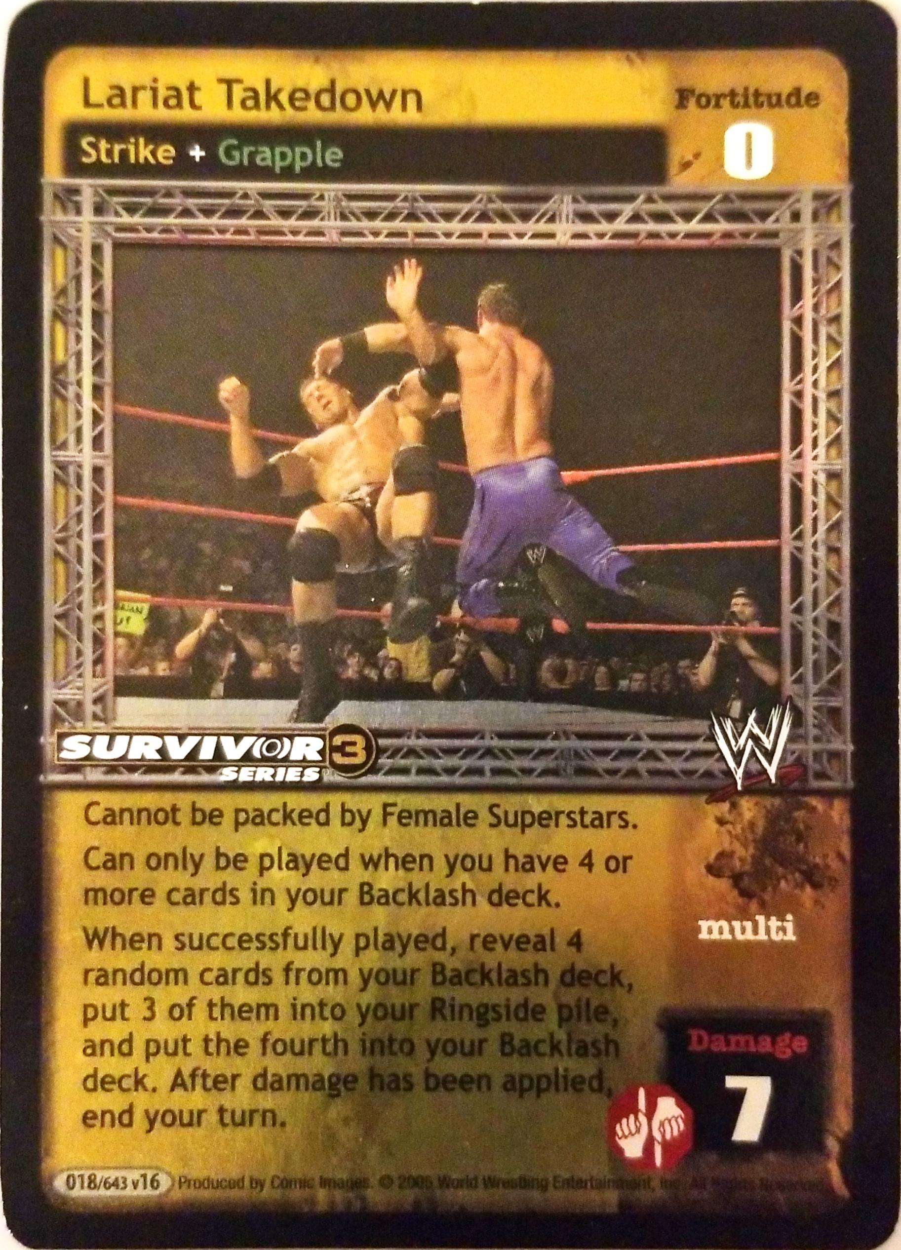 Lariat Takedown